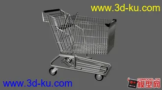 3D打印模型超精细超市购物车的图片