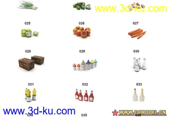 三维食材模型~2的图片