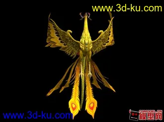 3D打印模型朱雀补传贴图的图片