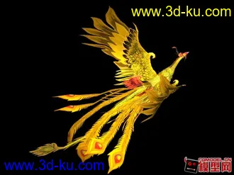 3D打印模型朱雀补传贴图的图片