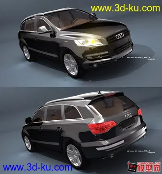 3D打印模型奥迪SUV 精模 绝对珍藏版 可以用来做影视动画 广告动画的图片