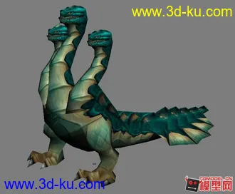 3D打印模型三头怪的图片