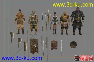 3D打印模型苍天将军+兵兵的图片