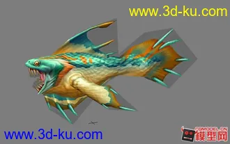 3D打印模型食人鱼的图片