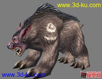 3D打印模型熊~~的图片