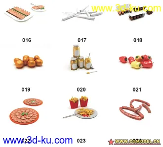 三维食材模型~4的图片