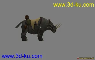 3D打印模型一头大笨牛，请大家狠狠的PP的图片