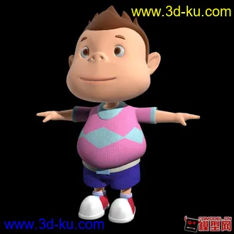 3D打印模型卡通小孩一枚 下载的图片