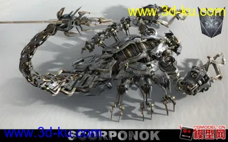 3D打印模型Scorponok Transformer Model的图片