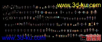 鹿鼎记古代人物角色模型下载的图片