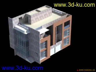 3D打印模型一个小别墅的图片