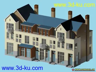 3D打印模型一个小别墅的图片