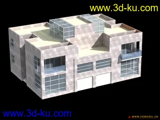 3D打印模型一个小别墅的图片