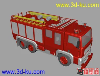3D打印模型消防车的图片