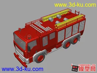 3D打印模型消防车的图片