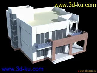 3D打印模型一个小别墅的图片