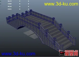 3D打印模型石墩桥的图片