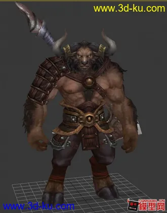 3D打印模型斗站神 牛魔王  有贴图的图片