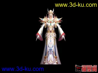 3D打印模型精灵牧师男角色的图片