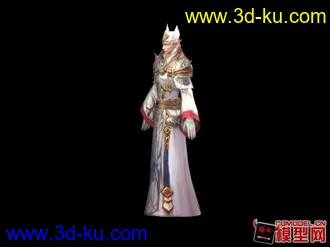 3D打印模型精灵牧师男角色的图片
