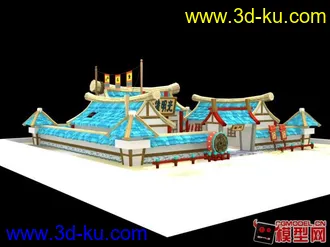 3D打印模型水浒Q传2分场景的图片