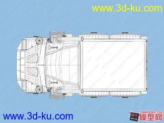 3D打印模型高精度小型卡车一辆的图片