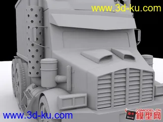 3D打印模型高精度小型卡车一辆的图片