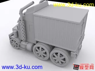 3D打印模型高精度小型卡车一辆的图片