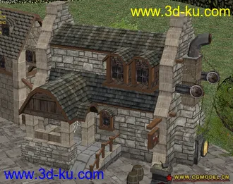 3D打印模型一个铁匠铺的图片