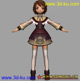 3D打印模型小妹妹的图片