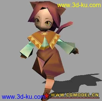3D打印模型简模小孩的图片