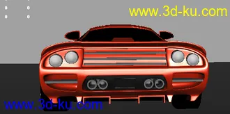 3D打印模型一款跑车的图片