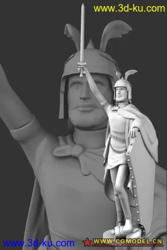3D打印模型战士的图片