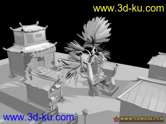 3D打印模型千与千寻里面的大场景的图片