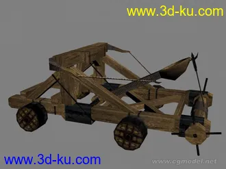 3D打印模型波斯王子投石车一辆的图片