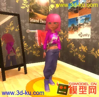 动画人物模型的图片