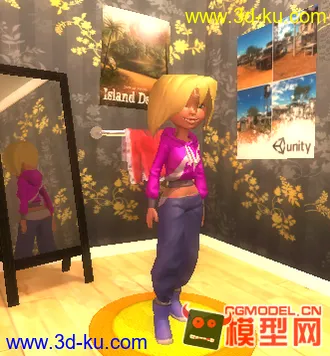 动画人物模型的图片