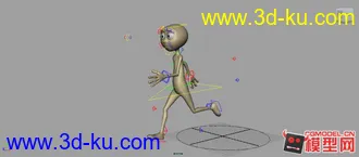 跑的动画。模型。下载的图片