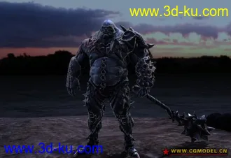 3D打印模型游戏角色怪兽Imrod Shader Demo Shadowmap的图片