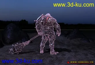 3D打印模型游戏角色怪兽Imrod Shader Demo Shadowmap的图片