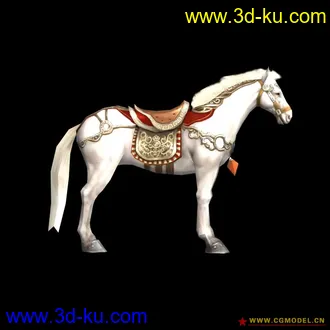3D打印模型漂亮的小白龙--马的图片