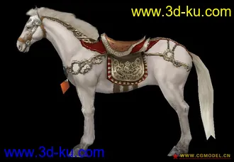 3D打印模型漂亮的小白龙--马的图片