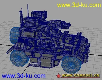 3D打印模型战车的图片