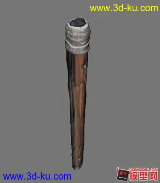 一个火把的模型的图片