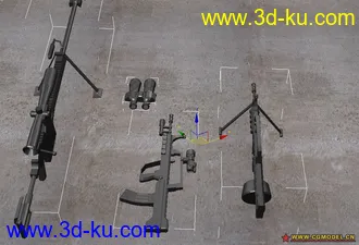 3D打印模型中国枪的图片