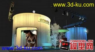 3D打印模型内衣专卖店 展厅的图片