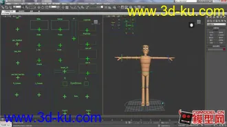 3D打印模型在Max中一个很不错的基础人体的图片