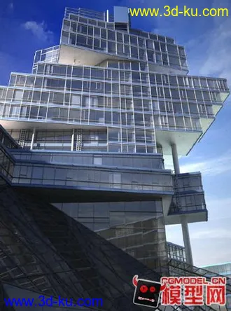 3D打印模型积木形建筑的图片