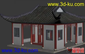 古建筑模型的图片