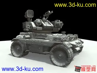 3D打印模型军用装甲车的图片